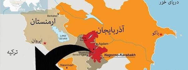 عکس مرز آذربایجان و ارمنستان