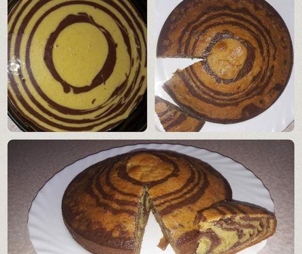 عکس ساده کیک خانگی