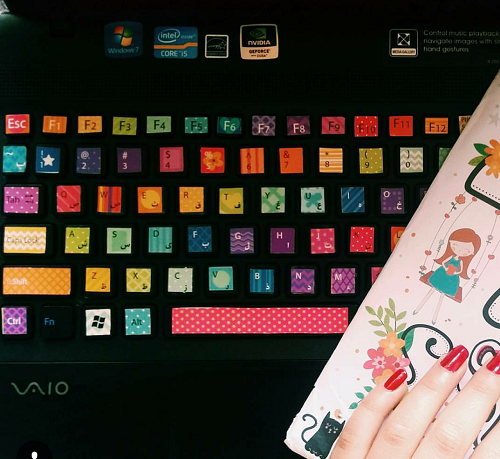 عکس کیبورد لپ تاپ