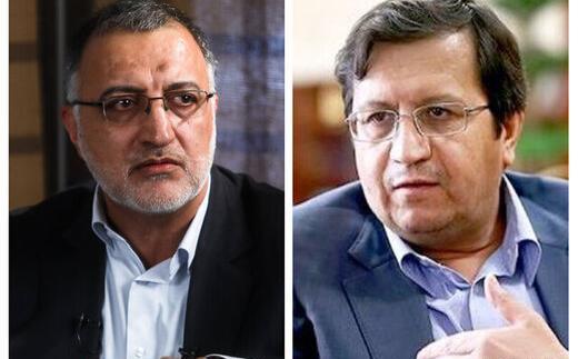 عکس رئیسی و زاکانی
