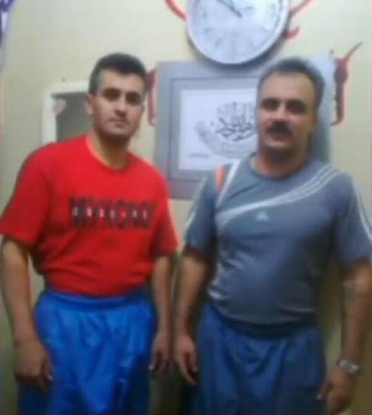 عکس وحید مرادی و سامان کونانی در زندان