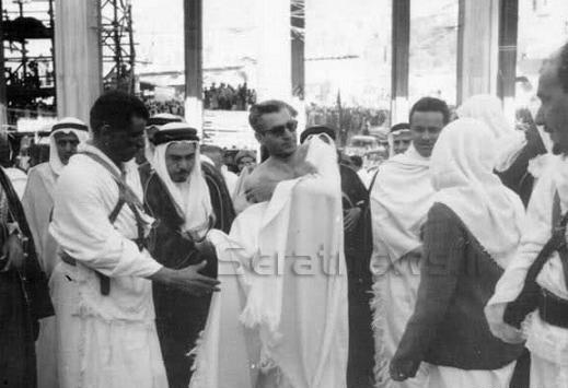 عکس رضا شاه در مکه
