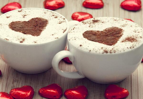 عکس قلب و فنجان عاشقانه