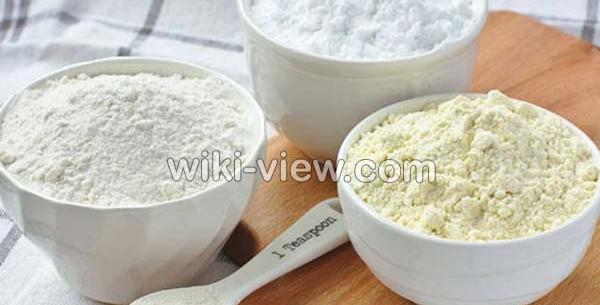 عکس نشاسته ذرت و نشاسته گل