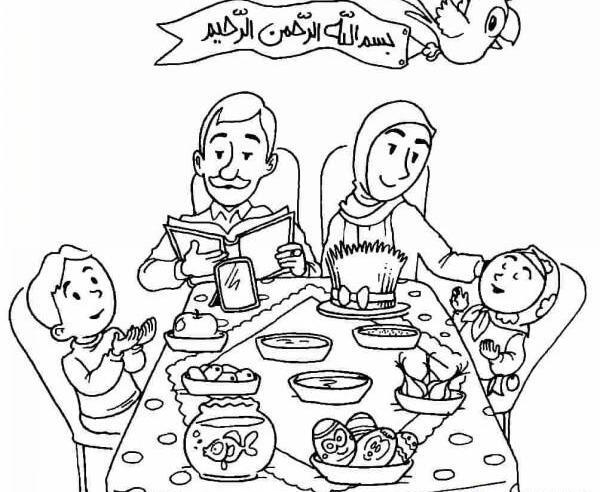 عکس سفره ی هفت سین به صورت نقاشی