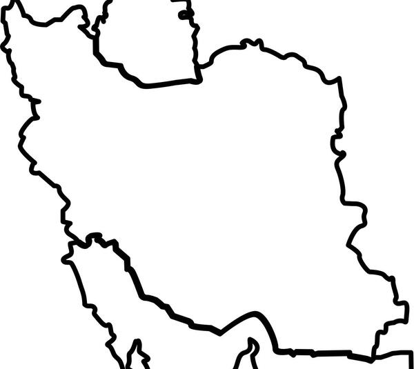 عکس نقشه ی ایران بدون نوشته