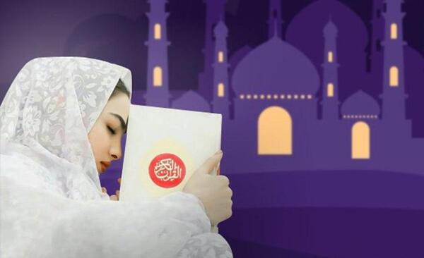 عکس دختر با حجاب برای رمضان