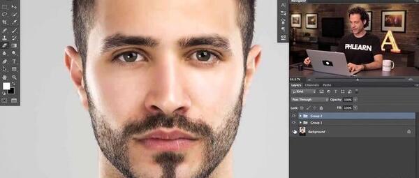 عکس ریش فتوشاپ