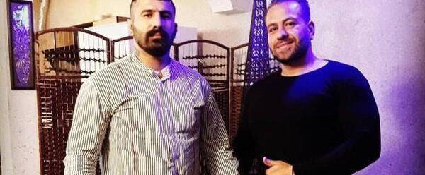 عکس وحید مرادی با بهروز حاجیلو
