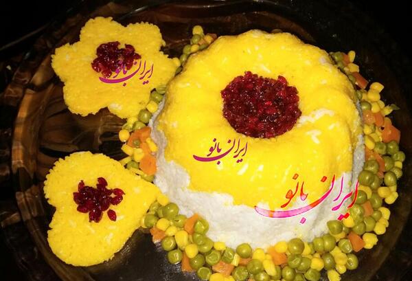 عکس تزیین زرشک پلو