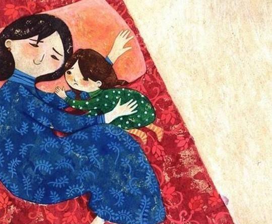 عکس مادر و فرزند ساده