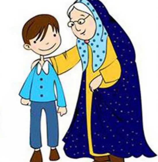 عکس مادر و فرزند ساده