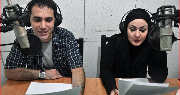 عکس پشت صحنه دوبله انیمیشن