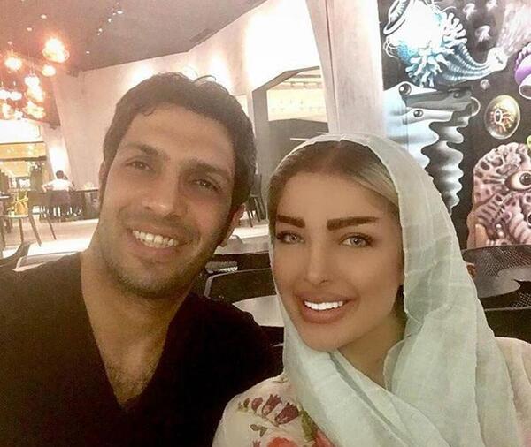 عکس قدیمی زن سپهر حیدری