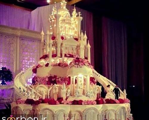 عکس کیک تولد دخترانه قصری
