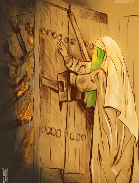 عکس نقاشی ضربت خوردن امام علی