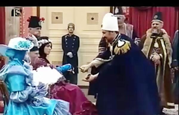 عکس پشت صحنه قهوه تلخ رقص چاقو