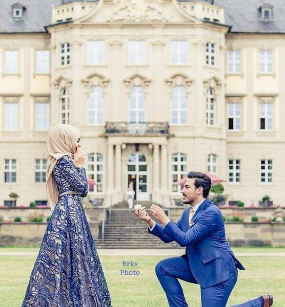 عکس عاشقانه دونفره حجابی