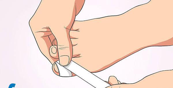 عکس ناخن شکسته پا