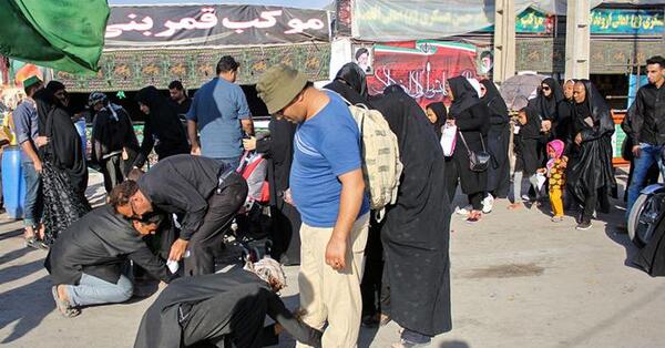 عکس مرز شلمچه اربعین