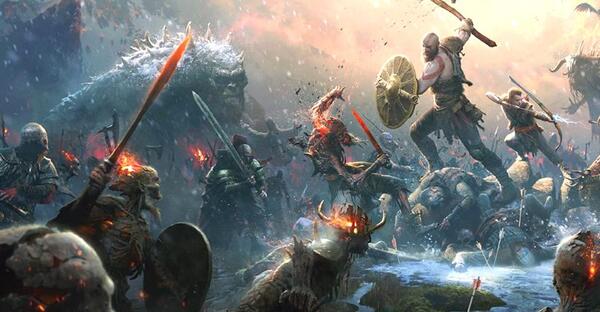 عکس بازی god of war