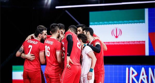 عکس بازی والیبال ایران