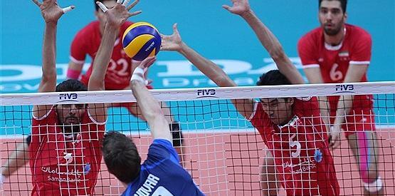 عکس بازی والیبال ایران
