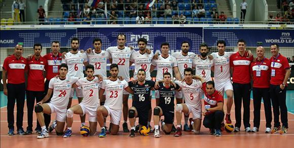 عکس بازی والیبال ایران