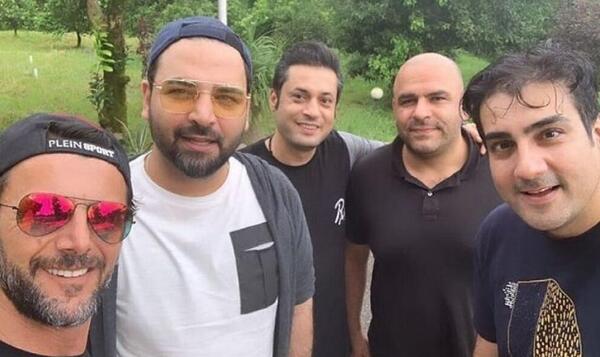 عکس احسان علیخانی قبل کاشت مو