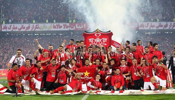 عکس قشنگ قهرمانی پرسپولیس