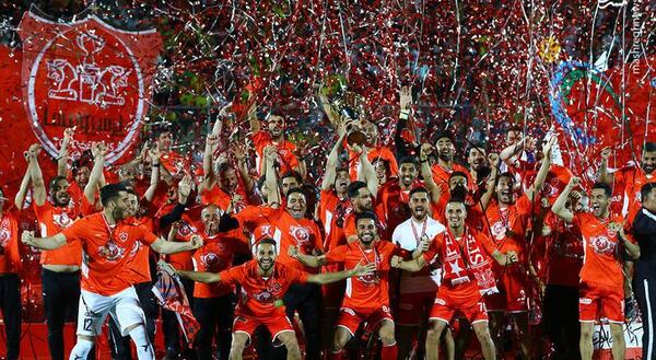 عکس قشنگ قهرمانی پرسپولیس