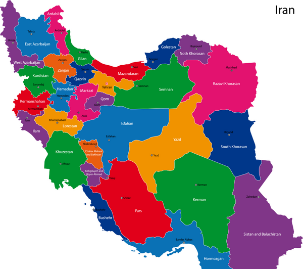 عکس نقشه ایران توخالی