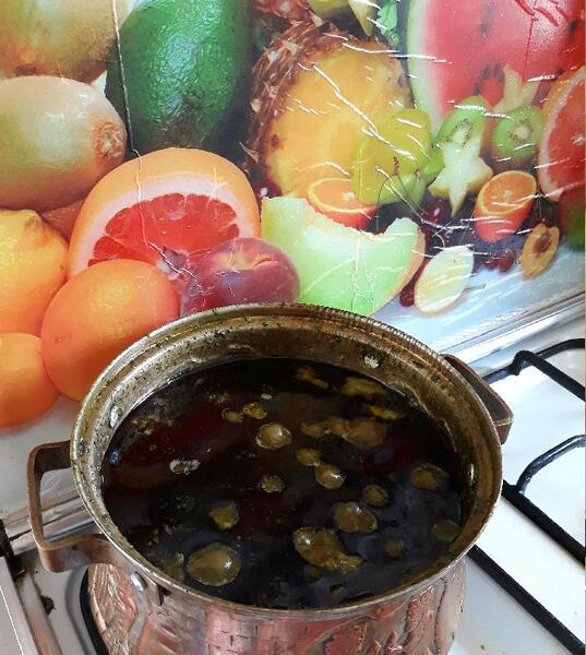 عکس از قورمه سبزی جا افتاده