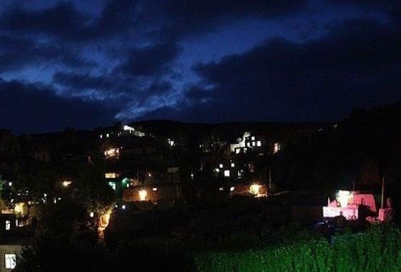 عکس روستا در شب