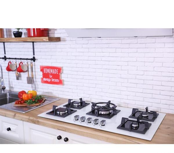 عکس گاز صفحه ای سفید