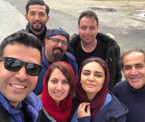 عکس پشت صحنه چشم و گوش بسته