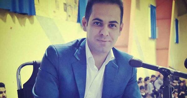 عکس گزارشگر فوتبال عباس قانع