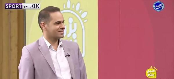 عکس گزارشگر فوتبال عباس قانع