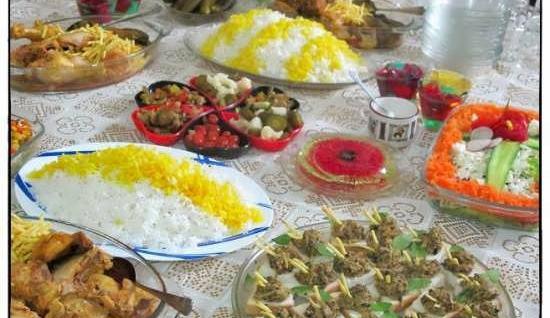 عکس تزیین سفر غذا