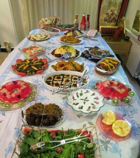 عکس تزیین سفر غذا