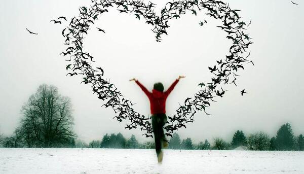 عکس قلب عاشقانه فانتزی برای پروفایل
