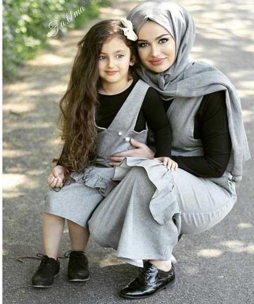 عکس مادر دختری در اینستا