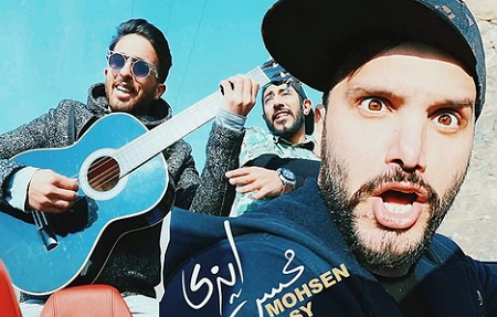 عکس زن محسن ایزی