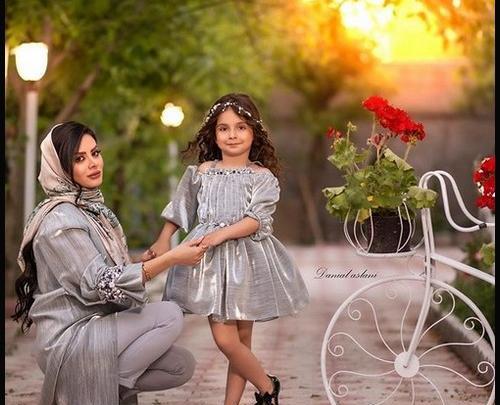 عکس مادر دختری عروسکی