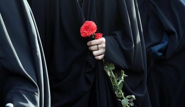 عکس مادر دختر چادری