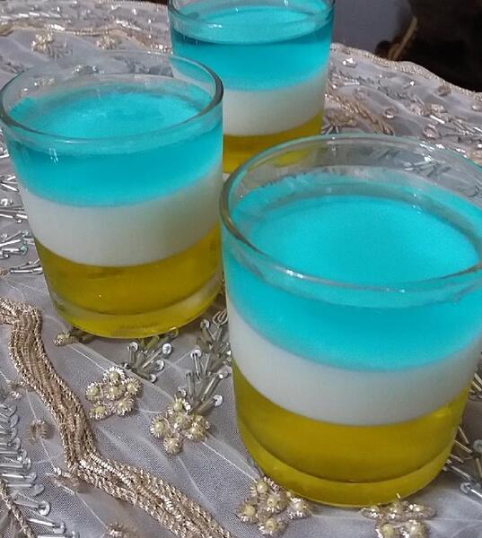 عکس ژله لیوانی تک نفره