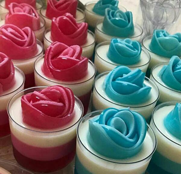 عکس ژله لیوانی تک نفره