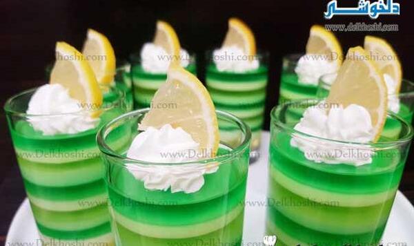 عکس ژله لیوانی تک نفره