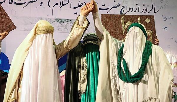 عکس حضرت علی فاطمه