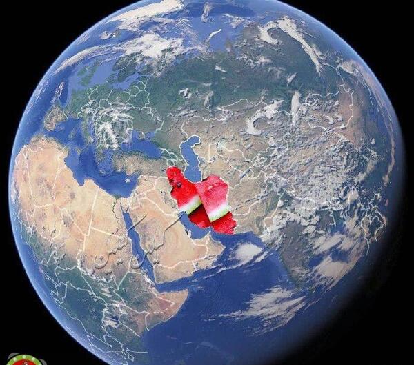 عکس نقشه ایران ناسا